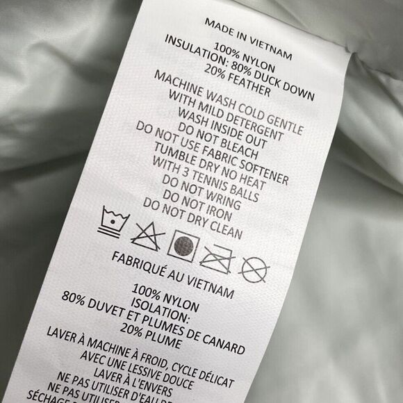 PRANA Puffer Vest Women Medium Green Wildflower NEW Hellebore Down Filled Zip-Up - Picture 16 of 16